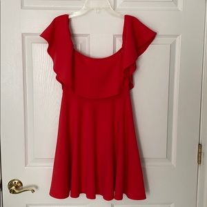 Hot pink dress